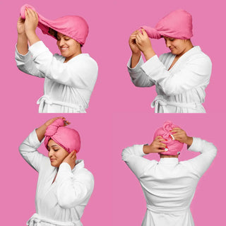 Microfibre Hair Towel - The Hot Pink One